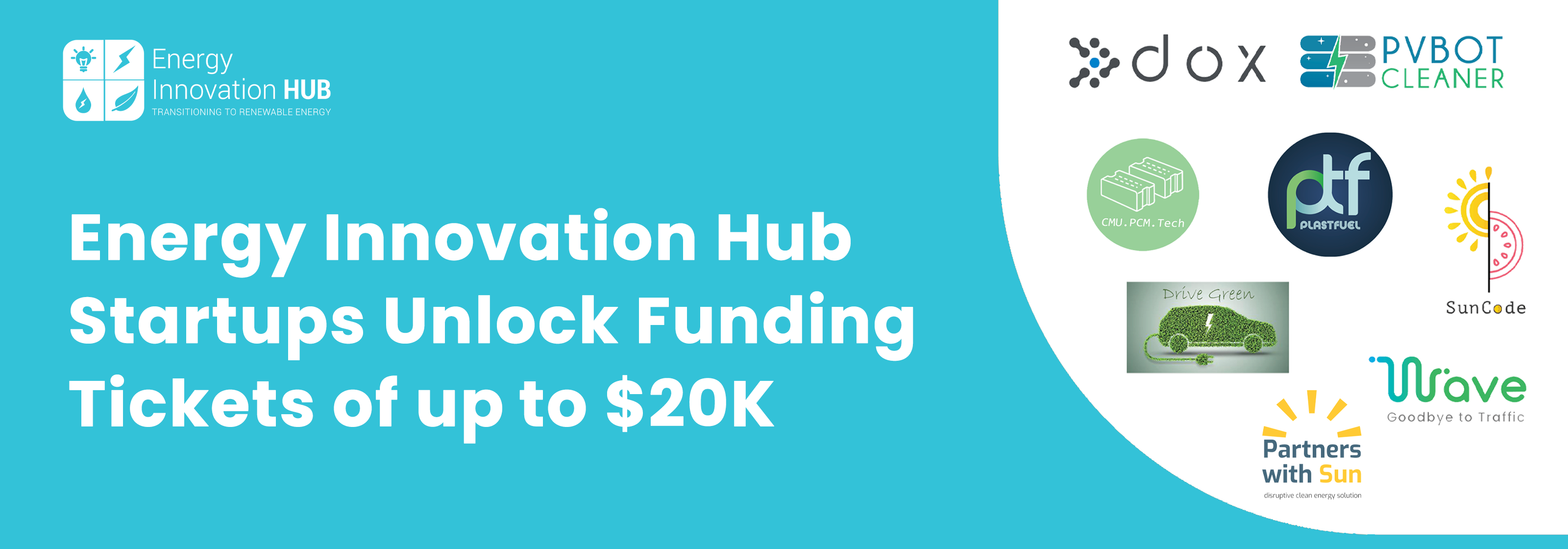 You are currently viewing Energy Innovation Hub Startups Unlock Funding Tickets of up to 20K USD Each