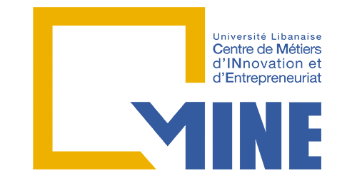 website logo center MINE.